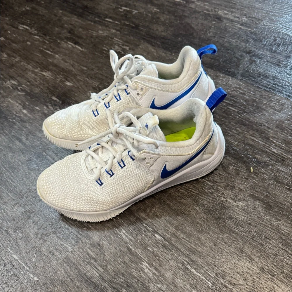 Nike White and Blue HyperAce size 9.5 - Picture 2 of 7
